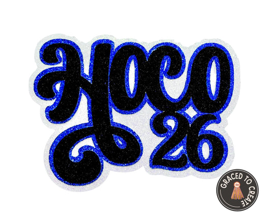 Hoco 2026 Glitter Cutout