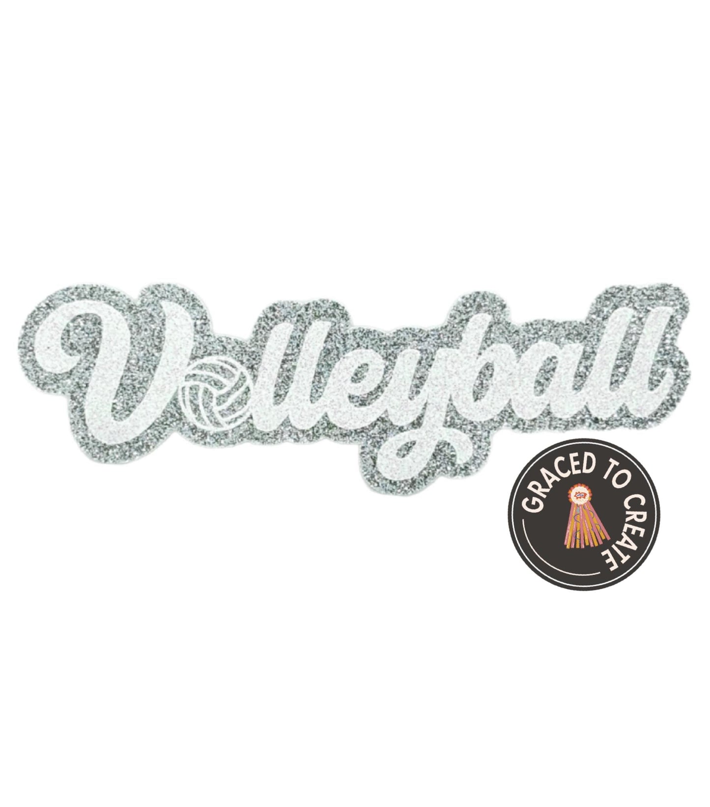 Volleyball Word Cut out