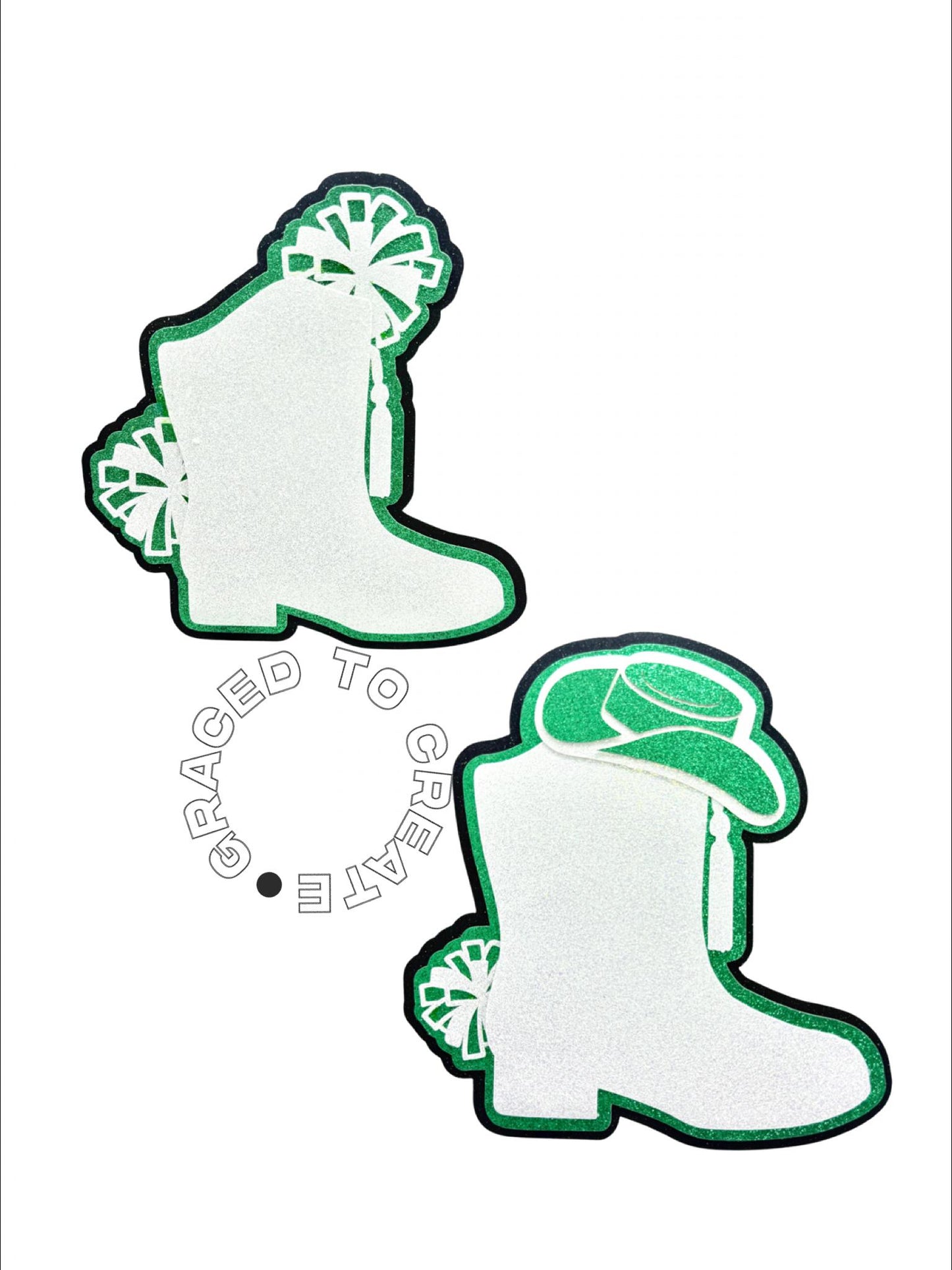 Drill Team Boot Cutout