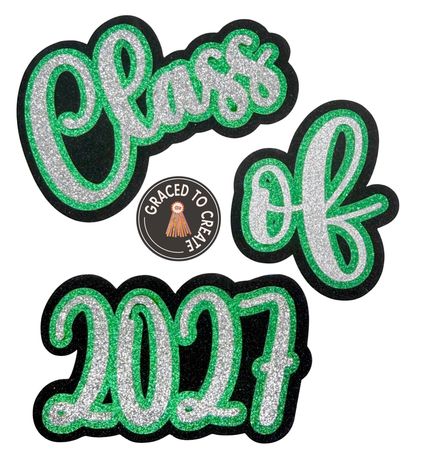 Glitter Class of 2027 cutout