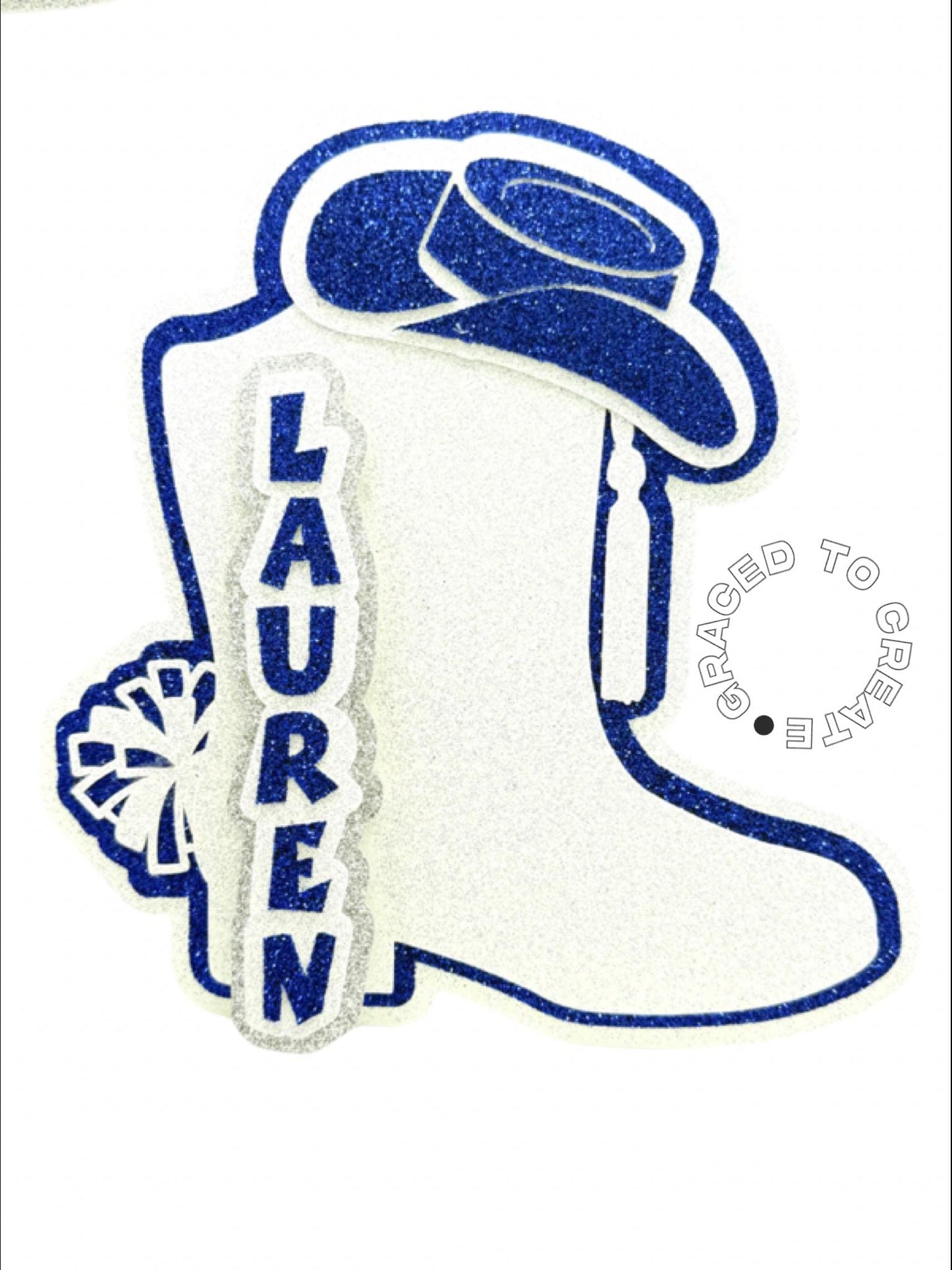 Drill Team Boot Cutout