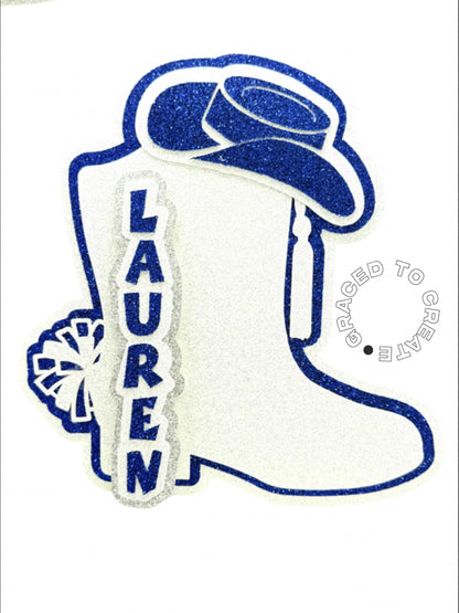 Drill Team Boot Cutout