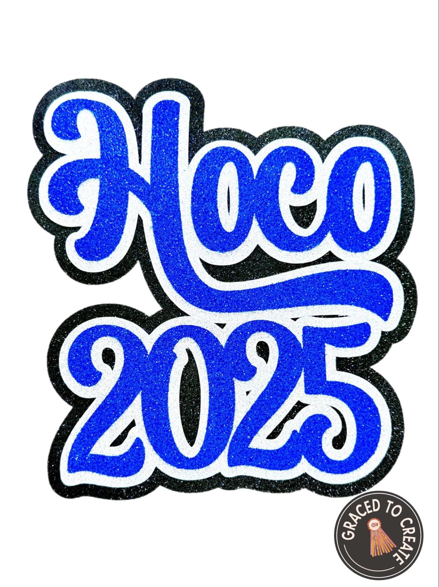 Hoco 2026 Glitter Cutout