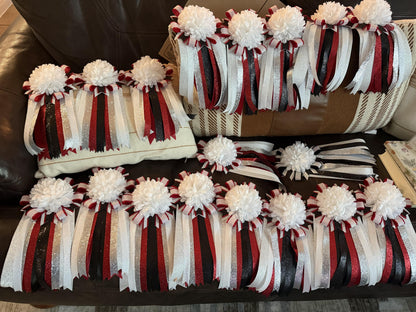 Blank Backpack Homecoming Mum- Ribbons only No Decorations