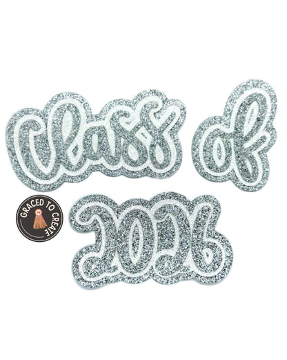 Glitter Class of 2027 cutout